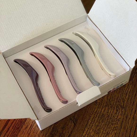 New Le Creuset Chinese Spoons Set of 5 Mauve Pink Series - Picture 4 of 5